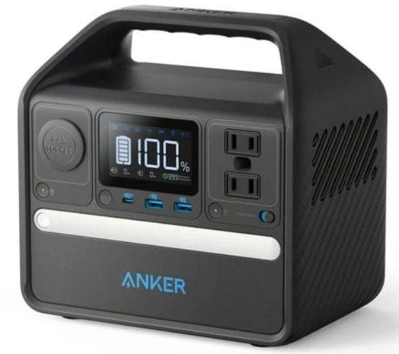 Anker  521 PowerHouse 256Wh | 200W Portable Power Station - Black - Premium