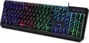 KLIM  Chroma USB Wired Gaming Keyboard in Black in Excellent condition