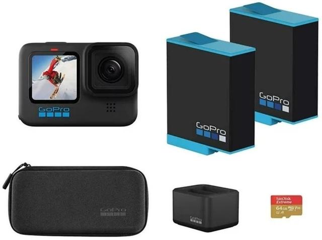 GoPro  HERO10 Action Camera Bundle in Black in Excellent condition