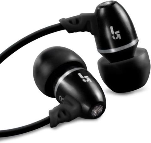 JLab  Metal Rugged Earbuds with Microphone - Black - Excellent