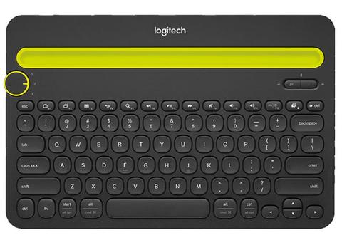 Logitech  K480 Bluetooth Multi-Device Keyboard - Black - Excellent