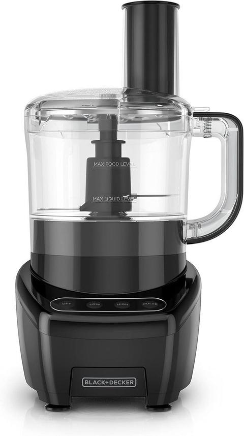Black+Decker  FP4200 3-in-1 Easy Assembly 8-Cup Food Processor - Black - Excellent