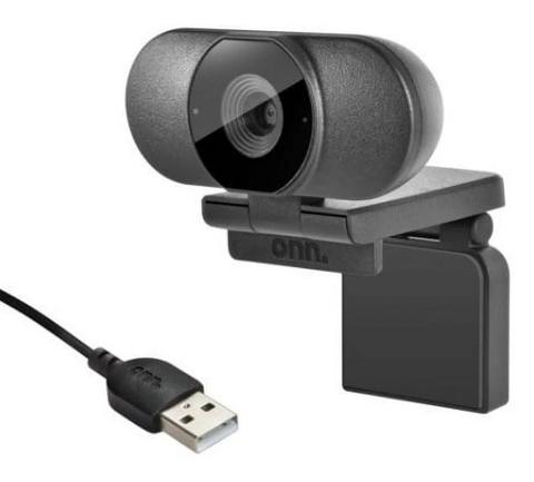 onn.  100028731 Webcam with Autofocus - Black - Premium
