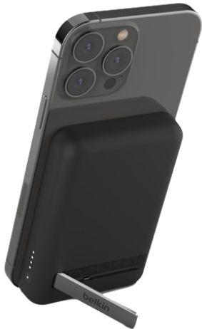 Belkin  BoostCharge Magnetic Wireless Power Bank 5K mAh + Stand - Black - Brand New