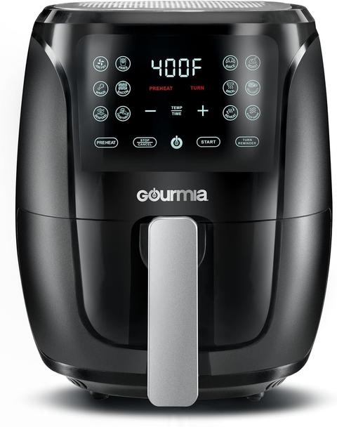 Gourmia  4-Quart Digital Air Fryer with Guided Cooking - Black - Excellent