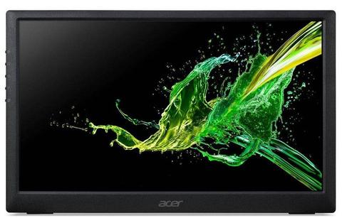 Acer  PM161Q A Widescreen LCD Monitor 15.6" - Black - Acceptable