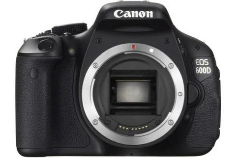 Canon  EOS 600D 18MP DSLR Camera - Black - Excellent