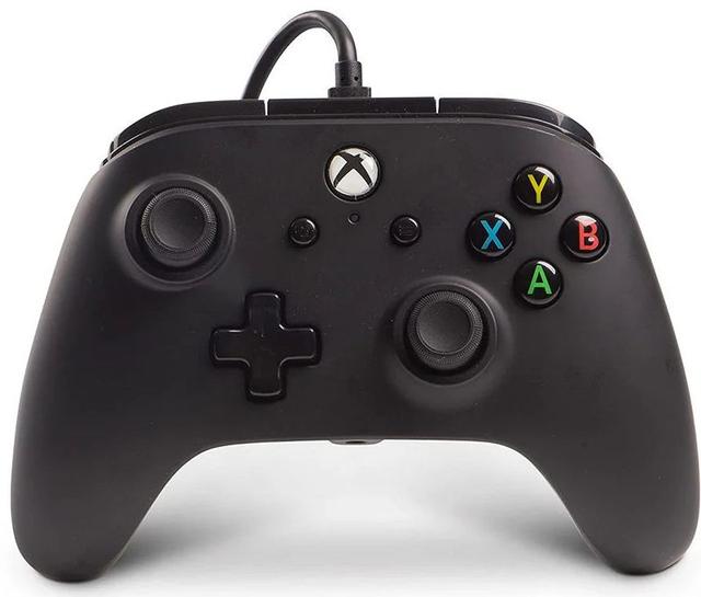 PowerA  Wired Enhanced Controller for XBOX One in Black in Acceptable condition