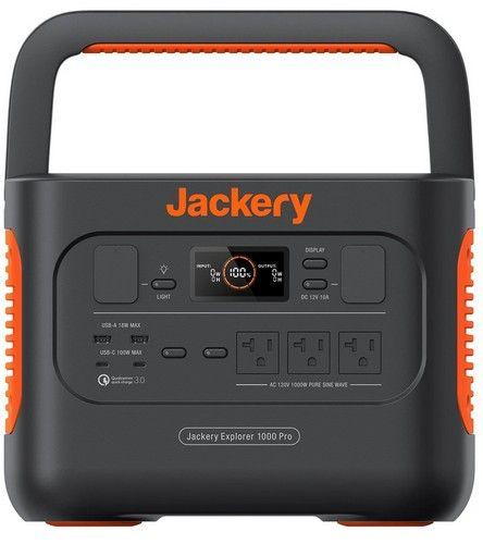Jackery  Explorer 1000 Pro Portable Power Station - Black/Orange - Excellent
