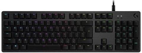 Logitech  G512 Carbon RGB Mechanical Gaming Keyboard GX Brown Tactile Switch - Black - Acceptable