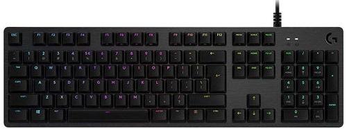 Logitech  G512 Carbon RGB Mechanical Gaming Keyboard GX Brown Tactile Switch in Black in Acceptable condition