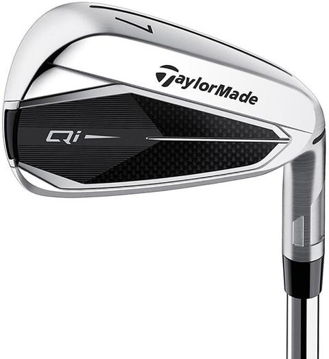 TaylorMade  Demo Qi10 Irons 2024 Ventus TR Blue Graphite 5-PW+AW Iron Set Regular - Black & Silver - Excellent