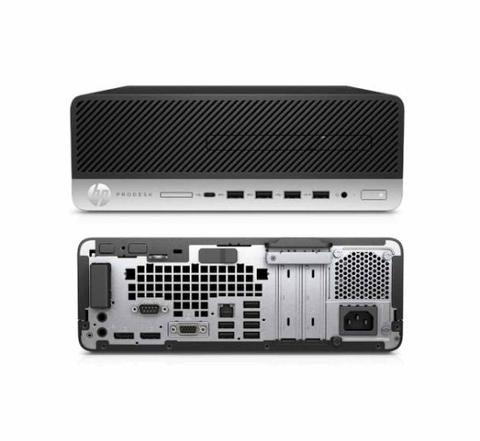 HP  ProDesk 600 G4 SFF + 22" LCD Monitor (Bundle) - Intel Core i5-8500 3.2GHz - 500GB - Black - 16GB RAM - Excellent