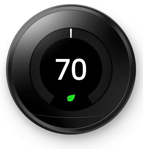 Google  Nest Learning Smart Wifi Thermostat (Gen 3) in Black in Acceptable condition