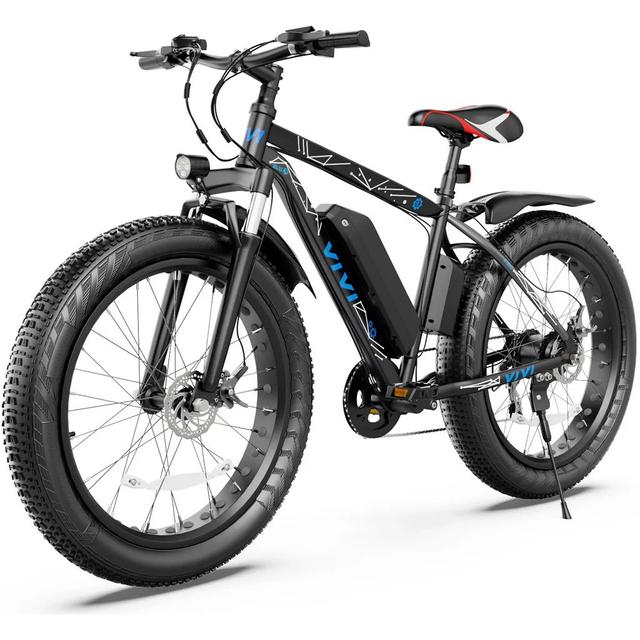 Vivi  26" 4.0 Fat Tire Electric Bike for Adults in Black in Excellent condition