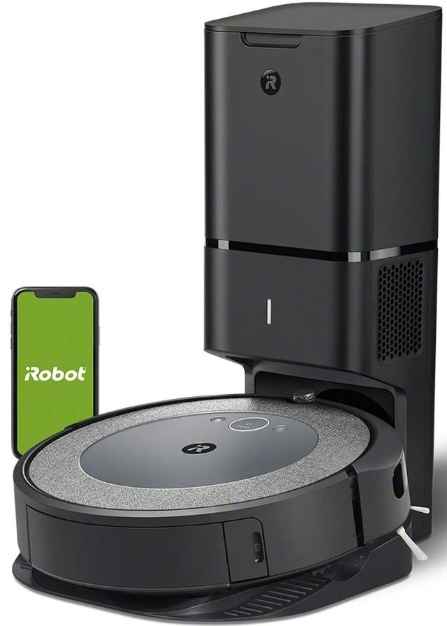 iRobot  i1+ Self-Emptying Wi-Fi Connected Robot Vacuum  in Black/Gray in Excellent condition