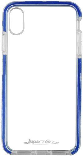 Impact Gel  Crusader Lite Series Phone Case for iPhone XS Max - Clear/Blue - Acceptable