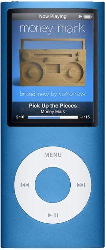 Apple  iPod Nano 4th Gen - 8GB - Blue - Acceptable