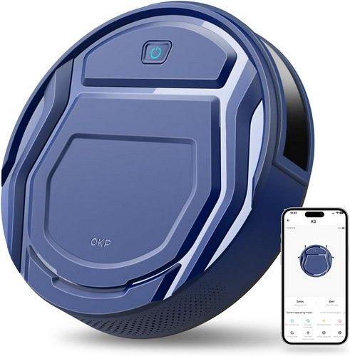 OKP  Life K2 Robot Vacuum Cleaner in Blue in Excellent condition