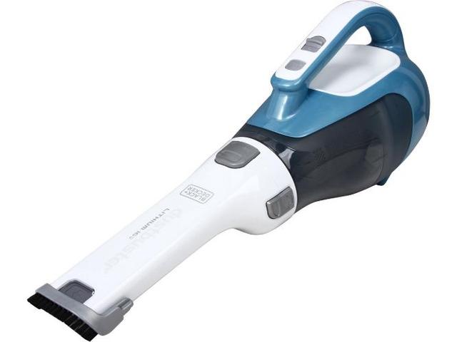 BLACK+DECKER CHV1410L Handheld Vacuum with Pivoting Nozzle - Blue/White 