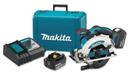 Makita  XSS01T 18V LXT 5.0 Ah Cordless Lithium-Ion 6-1/2 in. Circular Saw Kit in Blue in Excellent condition