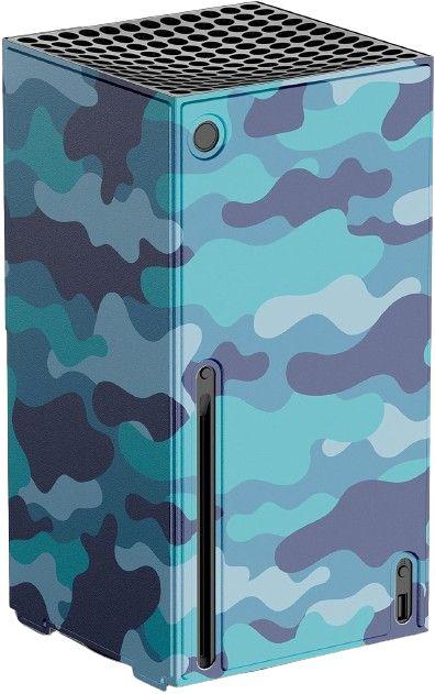 Mytrix  Custom X-Box Series X Cover Skin | Wraps for Xbox Series X Console - Blue Camo - Excellent