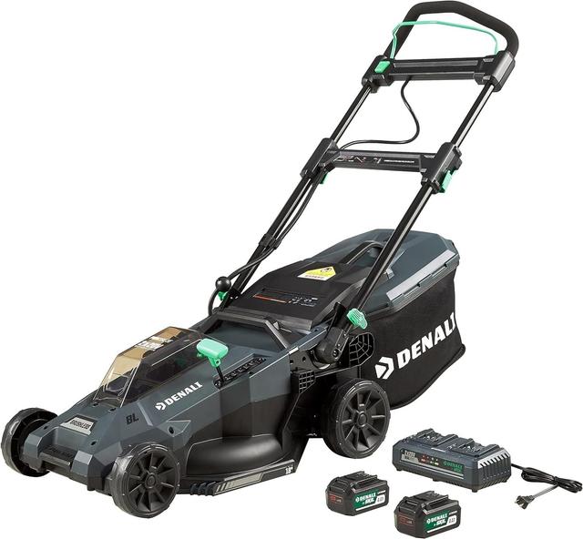 Denali  by SKIL 2x 20V Brushless 18" Push Lawn Mower (APM4912B-00) in Blue/Gray in Excellent condition