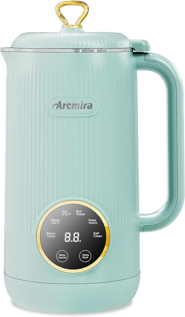 Arcmira  HB-B69K5 20 oz Automatic Nut Milk Maker in Blue/Green in Excellent condition