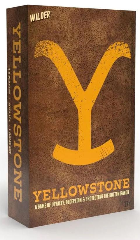 Yellowstone  Social Game of Accusations Party Card Game - Brown - Excellent