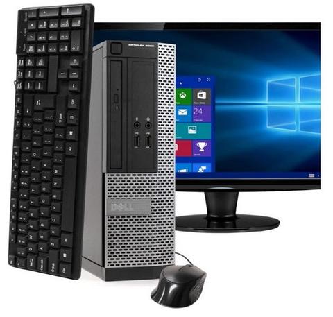 Dell  OptiPlex 3020 SFF + 20" LCD Monitor (Bundle) - Intel Core i5-4570 3.2GHz - 500GB - Black - 8GB RAM - Excellent