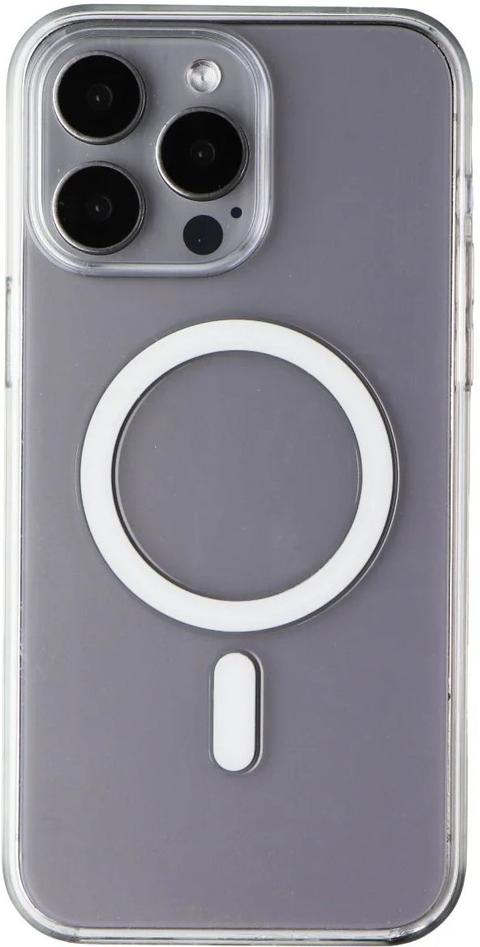 Apple  Clear Phone Case for MagSafe for iPhone 15 Pro Max - Clear - Acceptable