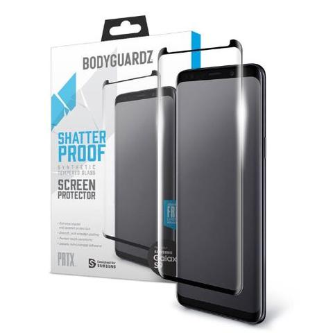 BodyGuardz  PRTX Shatterproof Synthetic Glass Screen Protector for Galaxy S9 - Clear - Brand New