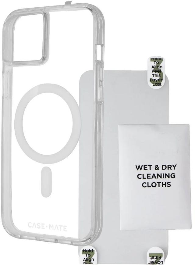 Case-Mate  Tough Clear Phone Case + Glass Screen Protector for iPhone 15 Plus in Clear in Brand New condition