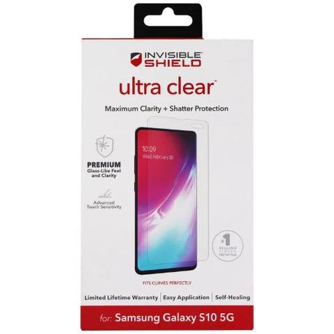 Zagg  Invisible Shield Glass Screen Protector for Galaxy S10 (5G) - Clear - Excellent