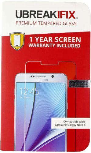 Ubreakifix  Premium Tempered Glass for Samsung Galaxy Note5 - Clear - Brand New