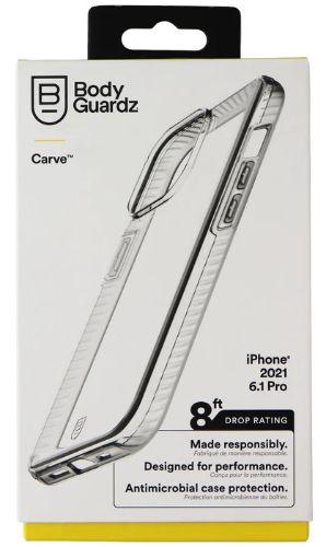 BodyGuardz  Carve Series Rigid Gel Phone Case for iPhone 13 Pro - Clear - Excellent