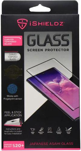iShieldz  Asahi Curved Tempered Glass Screen Protector for Galaxy S20+ - Clear - Brand New