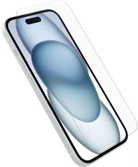 Otterbox  Premium Pro Privacy Guard Antimicrobial Glass Screen Protector for iPhone 15 Plus - Clear - Excellent