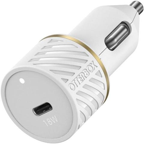 OtterBox  USB-C 18W Fast Charge Car Charger - Cloud Dust - Brand New