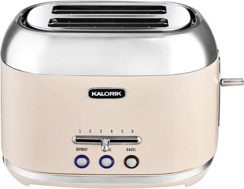 Kalorik  2-Slice Retro Toaster (TO 46083) - Cream - Excellent