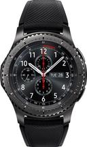 Samsung  Gear S3 Smartwatch 4GB in Dark Gray-Frontier (Stainless Steel)-Active Silicone Band-Black in Excellent condition