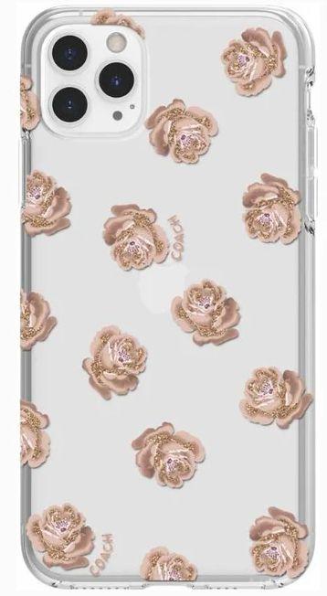 Coach  Protective Case for Apple iPhone 11 Pro Max - Dreamy Peony Pink - Brand New