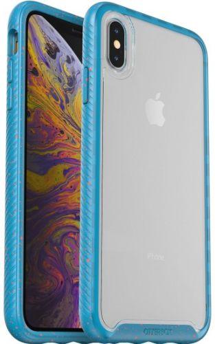 OtterBox - Clear Traction iPhone XS Max Case (ONLY) - Scratch-Resistant Protective Phone Case, Sleek & Pocket-Friendly Profile - Electric Tide (Bright Blue) - Excellent