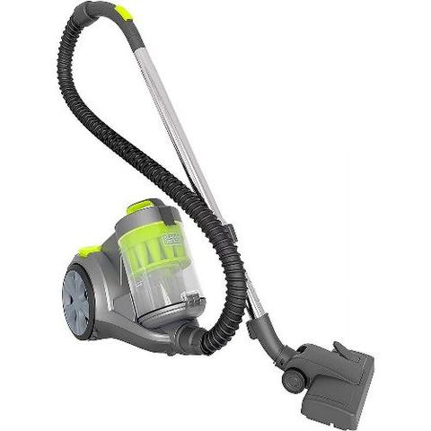 BLACK+DECKER  Bagless Canister Multi-Cyclonic Vacuum BDXCAV217G - Gray/Green - Excellent