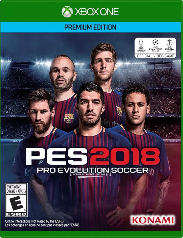 Microsoft  Xbox One Pro Evolution Soccer 2018 Video Game (Premium Edition) in Green in Pristine condition