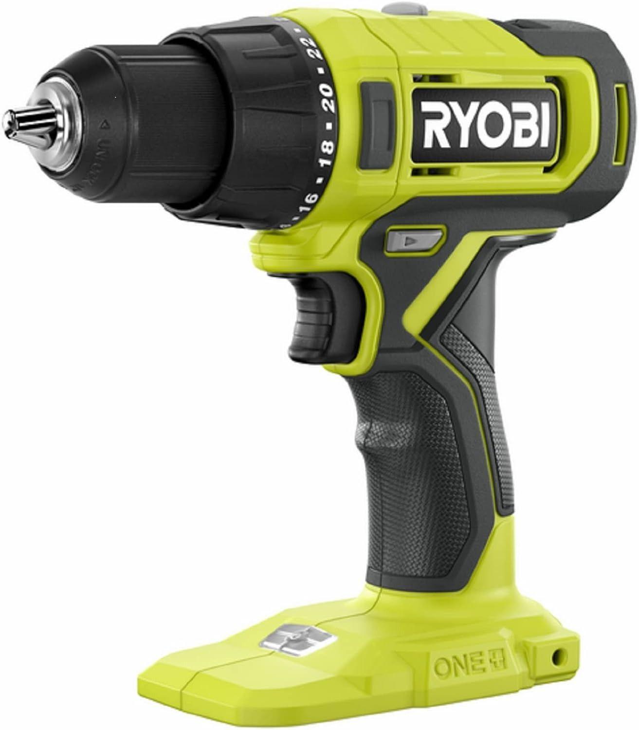 RYOBI  18V ONE+ 1/2" Drill/Driver PCL206B - Green - Excellent