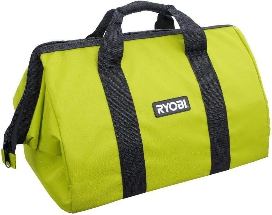 RYOBI  Contractors Heavy Duty Green Tool Bag - Green - Excellent