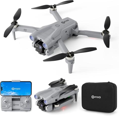 Contixo  F21 RC Quadcopter Drone with Camera - Grey - Excellent