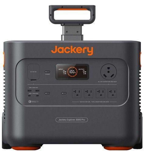 Jackery  Explorer 3000 Pro Portable Power Station - Grey/Orange - Excellent
