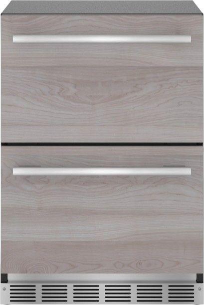 Thermador  T24UR905DP Freedom® Under Counter Double Drawer Refrigerator Panel Ready 24" in Grey in Excellent condition